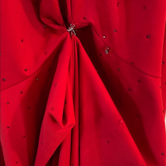 Mori Lee Scarlet High Low Dress - Picture 6 of 7